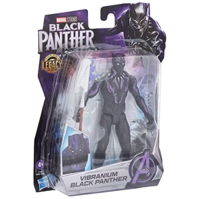 Image of Marvel Hasbro Black Panther Studios Legacy Collection Vibranium Action Figure, 15 cm Scale, Ages 4+, Multi Color, E1360
