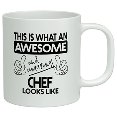 Image of Shopagift This is what an Awesome and Amazing Chef Looks Like White 10oz Mug Cup