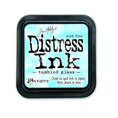 Image of Tim Holtz DIS 27188 Ranger Distress Pad, Tumbled Glass, Blue
