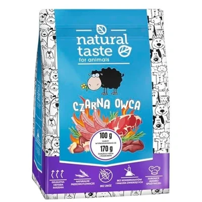 Image of Dolina Noteci Natural Taste Black Sheep Air Dried Dog Food 1 kg 2.2lbs
