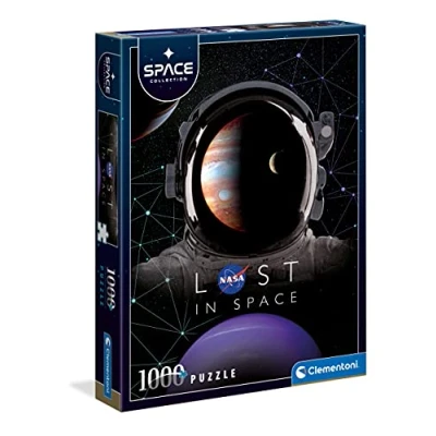 Image of Clementoni 39637 puzzle Space Collection jigsaw 1000 pieces space, Made in Italy, for adults