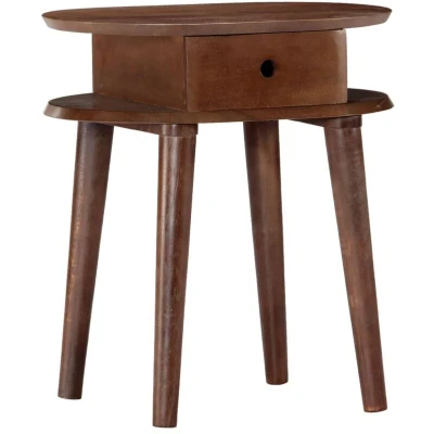 Image of vidaXL Bedside Cabinet 50x35x55 cm Solid Acacia Wood