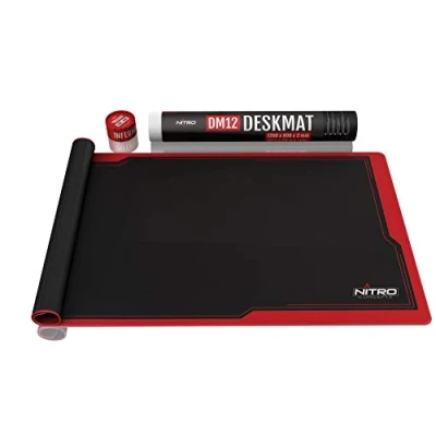 Image of Nitro Concepts Deskmat DM12 (Noir/Rouge)