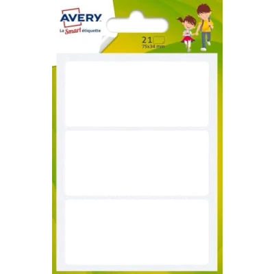 Image of Avery etmu21 multi usagers Labels 34 x 75 mm White