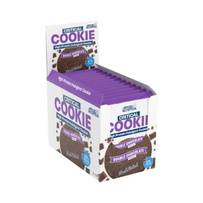 Image of Applied Nutrition Protein Cookies Critical Cookie, High Snack (12 Pack x 73g) (Double Chocolate)