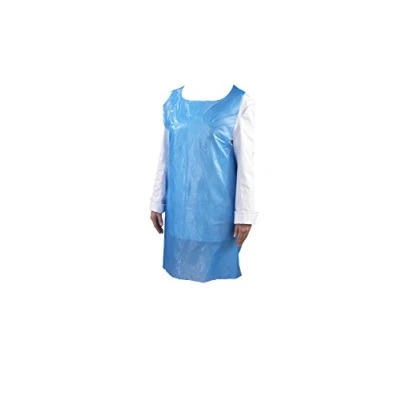 Image of Genware NEV EBA Disposable Apron, Flat packed, Blue (Pack of 100)