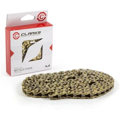 Image of Clarks Gold Half link BMX/Single speed bicycle chain