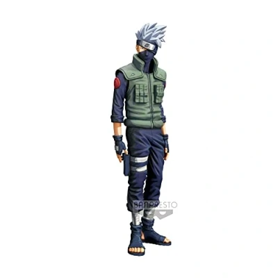 Image of BANPRESTO NARUTO SHIPPUDEN Hatake Kakashi Figurine Grandista mangadimension 19cm
