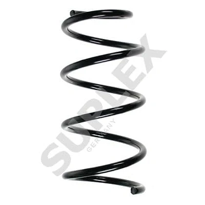 Image of 6001549183 Coil spring SUPLEX 27238 Front Axle with constant wire diameter yellow, Orange