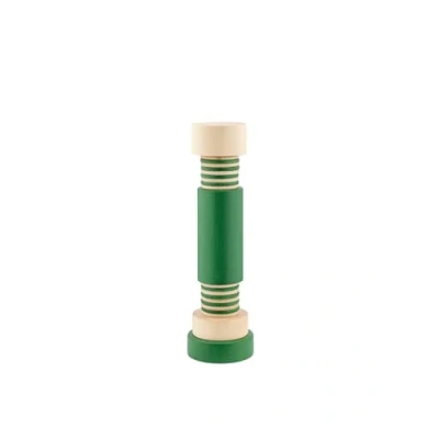 Image of Alessi MP0215 2 Salt, Pepper and Spice Grinder, Beech Wood