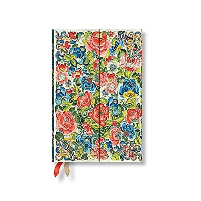 Image of Pear Garden (Peking Opera Embroidery) Mini 12 month Day at a Time Dayplanner 2024
