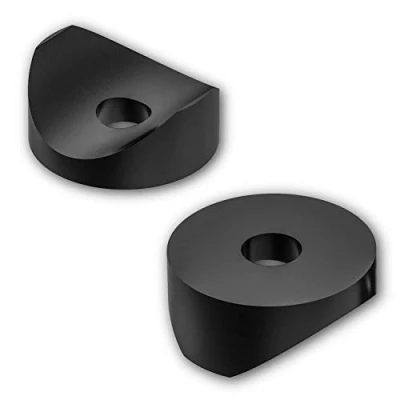 Image of OL 20 Pcs Plastic Flat Round Washers (35 x 5 8.2 mm), Black [PE Material]
