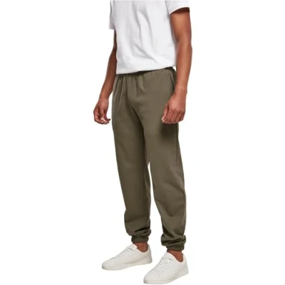 Image of Build Your Brand Men&#039;s Basic Jogging Pants, Olive, S
