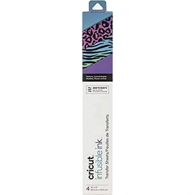 Image of Cricut 2006765 Transfer Sheet Patterns, Animal Brights Infusible Ink,