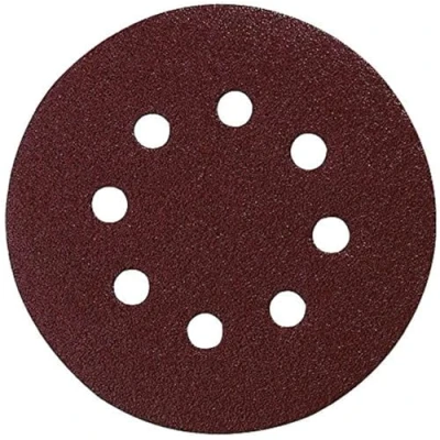 Image of Makita P 43583 Velcro Backed Abrasive Discs 5&quot; Red