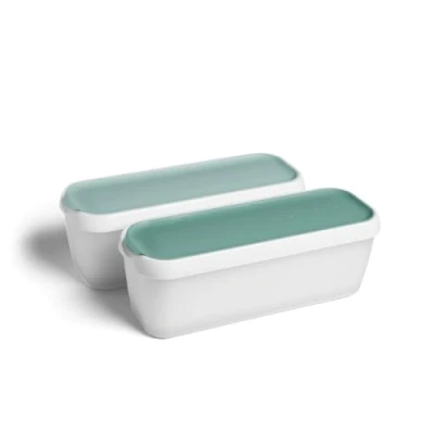Image of Springlane Set of 2 Ice Cream Containers for Cream, 1 L, Storage Containers, Freezer BPA Free, Food Grade