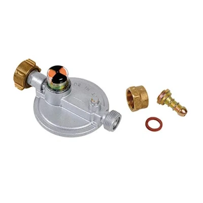 Image of DIPRA 11565 Détendeur GAZ à sécurité with indicateur Safety Gas Pressure Regulator, Silver, Norme