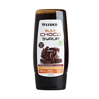 Image of Weider Victory Syrups Slim Choco. Chocolate Syrup. Zero Fats and Sugars. Suitable for Vegans. 350 gr