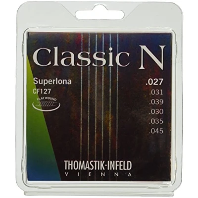 Image of Thomastik Saiten für Klassik Gitarre Classic N Series Satz Superlona Light CF127 Flatwound