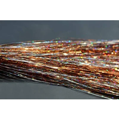Image of 5 Packs Mixed Colors 0.3mm Flashabou Holographic Tinsel Flat Mylar Crystal Flash Trout Tube Fly Fishing Tying Materials (color 4)