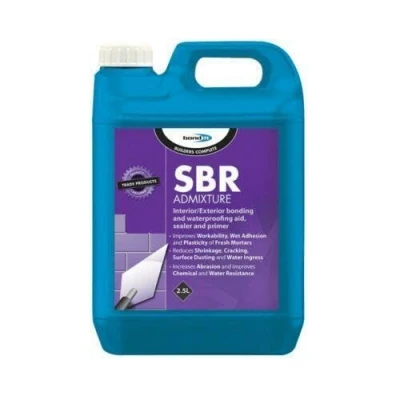 Image of Bond It SBR Waterproof Concrete Latex Admixture Wall &amp; Floor Bonding Agent Styrene Butadiene Copolymer 2.5L