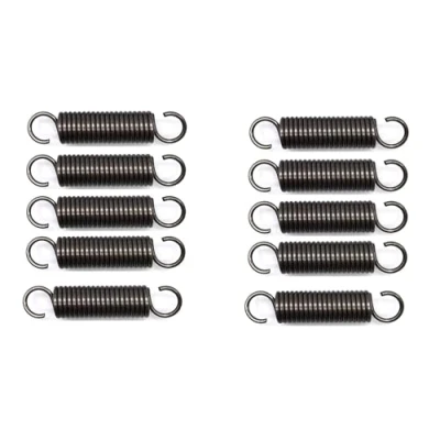 Image of F MINGNIAN Spring 10Pcs Outer Dia 5mm Small Extension Steel Tension With Hooks Wire 0.5mm Length 15 60mm ( Size : 0.5 x 5 )