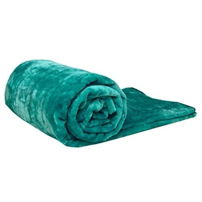 Image of Papa Jones Ltd Soft Warm Faux Fur Throw Sofa Bed Blanket, Fluffy Reversible Blankets, Pure Polyester Lightweight And Breathable Microfiber For Couch Sofa,(Medium (127cm x 152cm), Teal)