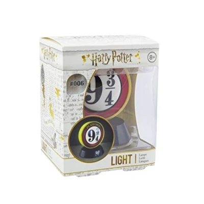 Image of Paladone Platform 9 3/4 Icon BDP Inspired by Harry Potter Series Ideal Night Kids Bedrooms, Office &amp; Home Pop Culture Lighting Merchandise, Red