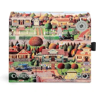 Image of Buffalo Games Silver Select Charles Wysocki Labor Day in Bungalowville 1000 Piece Jigsaw Puzzle