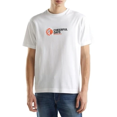 Image of United Colors of Benetton Men&#039;s 3yr3u1082 t Shirt, White, XXL