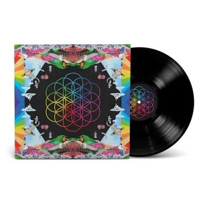 Image of Coldplay A Head Full of Dreams Recycled Colours vinyl 2023 UK LP 5054197532269