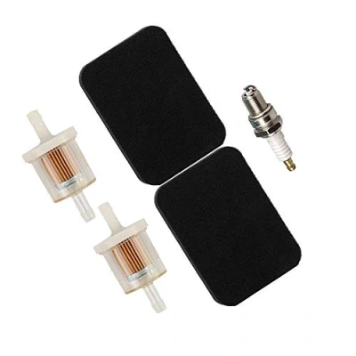 Image of OxoxO Compatible with 17211 899 000 Air Filter Fuel Spark Plug Honda GX240 GX270 GX340 GX390 Engine EM3000 EM3500 EB3000 EB3800 EB3500 Generator (5Pcs)