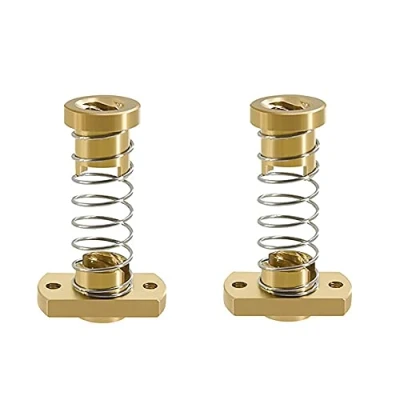 Image of 3Dman T8 Anti Backlash Spring Loaded Nuts Elimination Gap Nut Z axis for Upgrade Ender 3 3s Pro V2 CR 10 Tornado 3D Printer 8mm Acme Threaded Rod (2 PCS)