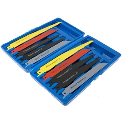 Image of toolzone PA074 Reciprocating Saw Blades Multi Colour (10 Piece)