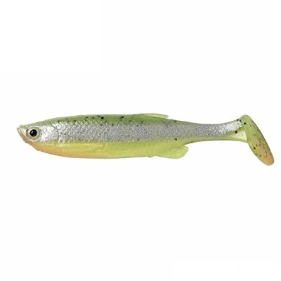 Image of Savage Gear SOFT BAIT LURE LB 3D FAT MINNOW T TAIL 10.5cm/11g Fluo Green