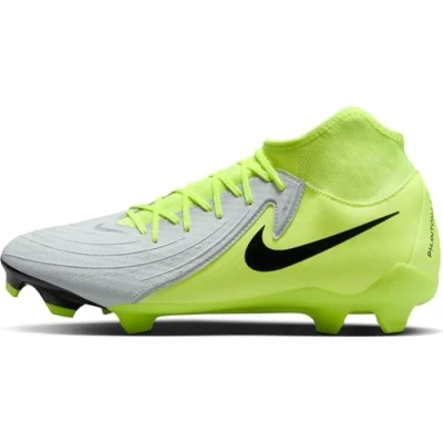 Image of Nike Men Phantom Luna 2 Academy Mg High top fußballschuh Soccer Shoe, Metallic Silver Black Volt, 6.5 UK