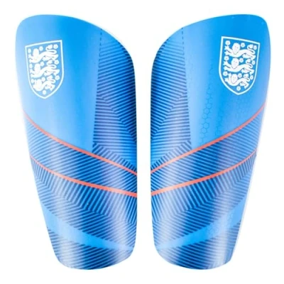 Image of Hy Pro Officially Licensed England FA Shin Pad, Junior Guard, Breathable, Lightweight, Durable, Protective Gear, Merchandise, Great Football Gift Idea