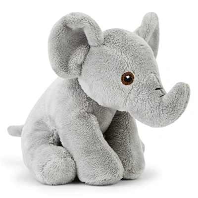 Image of Zappi Co 100% Recycled Plush Elephant Toy (13 15cm) Stuffed Soft Cuddly animals Collection For New Born Child Tiktok featured