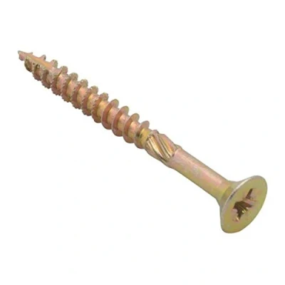 Image of Spectre Advanced Multi purpose Woodscrews 4.0 x 50mm Zinc Yellow Passivated Box 200