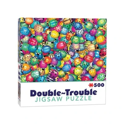 Image of Cheatwell Games 500 Piece Double Trouble Jigsaw Puzzle Beetlemania