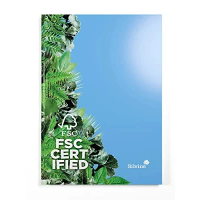 Image of Silvine Premium A4 FSC Certified Hardback Notebook Lined (168 Pages)