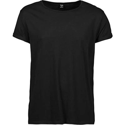 Image of Tee Jays Roll Up T Shirt Size XL Black