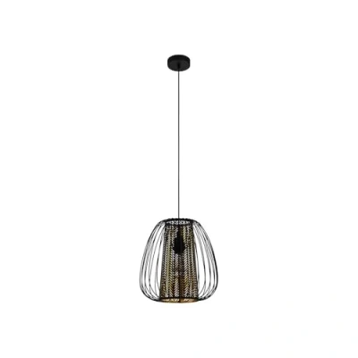 Image of EGLO Curasao hanging light with double shade, 1 bulb