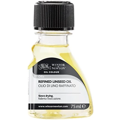 Image of Winsor &amp; Newton, Oil Medium, Refined Linseed Oil, 75 ml (Pack of 1)