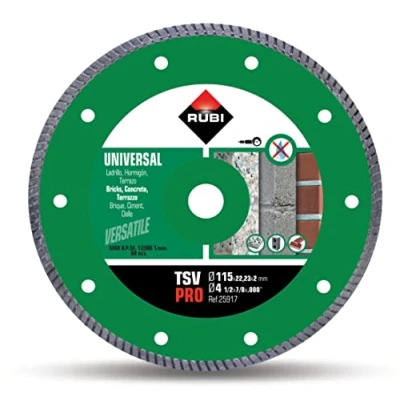 Image of Rubi General Purpose Diamond Blade, Turbo, 25917,Grey,115 mm
