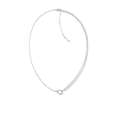 Image of Calvin Klein Women&#039;s SCULPTURED DROPS Collection Pendant Necklace 35000080