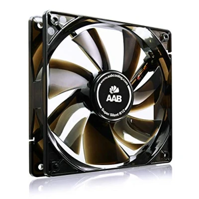 Image of AABCOOLING Super Silent R12 Leise und Efizient 120mm Gehäuselüfter, 9V Spannungsreduzierer, Ventilator, Ventilator 12V, Gehäuselüfter 120mm, 8,8 dB(A), 37.9 CFM, 1200 RPM