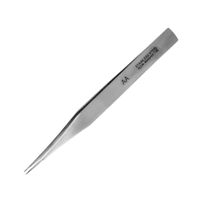 Image of Modelcraft PTW2185/AA Strong Fine Stainless Steel Tweezers, Silver