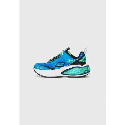 Image of Skechers Mega Craft 4K Sneaker, Blue, 3 UK Child