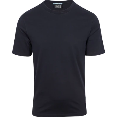 Image of Scotch &amp; Soda Regular FIT Front BACK Artwork Print Tshirt, Men&#039;s, Size: Medium, Black